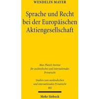Sprache und Recht bei der Europäischen Aktiengesellschaft