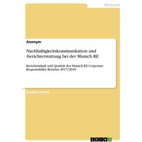 Nachhaltigkeitskommunikation und -berichterstattung bei der Munich RE