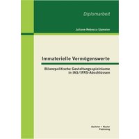Immaterielle Vermögenswerte: Bilanzpolitische Gestaltungsspielräume in IAS/IFRS-Abschlüssen