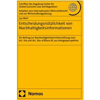 Entscheidungsnützlichkeit von Nachhaltigkeitsinformationen