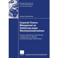 Corporate Finance Management zur Etablierung junger Wachstumsunternehmen