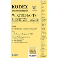 KODEX Wirtschaftsgesetze Band I 2023/24