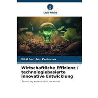 Wirtschaftliche Effizienz / technologiebasierte innovative Entwicklung