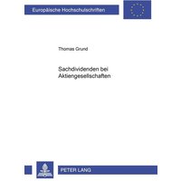 Sachdividenden bei Aktiengesellschaften