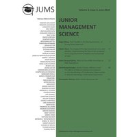 Junior Management Science, Volume 3, Issue 2, June 2018