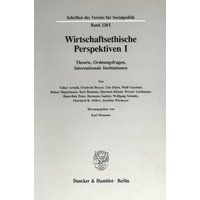 Wirtschaftsethische Perspektiven I.