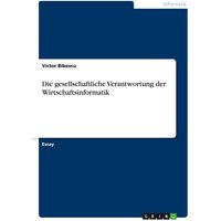 Die gesellschaftliche Verantwortung der Wirtschaftsinformatik