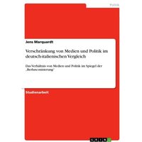 Verschränkung von Medien und Politik im deutsch-italienischen Vergleich