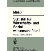 Statistik für Wirtschafts- und Sozialwissenschaftler I