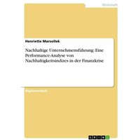 Nachhaltige Unternehmensführung: Eine Performance-Analyse von Nachhaltigkeitsindizes in der Finanzkrise