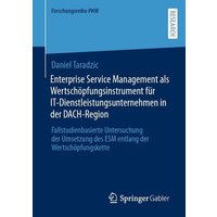 Enterprise Service Management als Wertschöpfungsinstrument für IT-Dienstleistungsunternehmen in der DACH-Region