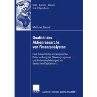 Qualität des Aktienresearch von Finanzanalysten