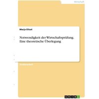Notwendigkeit der Wirtschaftsprüfung. Eine theoretische Überlegung