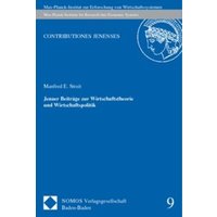 Jenaer Beiträge zur Wirtschaftstheorie und Wirtschaftspolitik