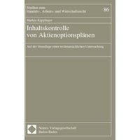 Inhaltskontrolle von Aktienoptionsplänen