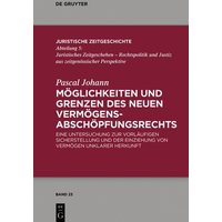 Möglichkeiten und Grenzen des neuen Vermögensabschöpfungsrechts