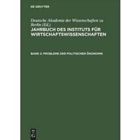 Jahrbuch des Instituts für Wirtschaftswissenschaften. Band 2