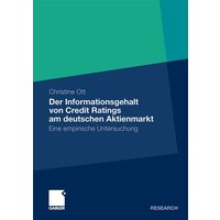 Der Informationsgehalt von Credit Ratings am deutschen Aktienmarkt