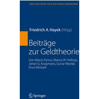 Beiträge zur Geldtheorie