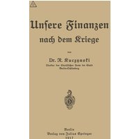 Unsere Finanzen nach dem Kriege
