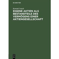 Eigene Aktien als Bestandteile des Vermögens einer Aktiengesellschaft