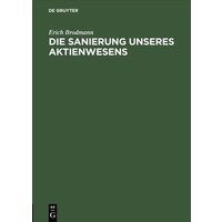 Die Sanierung unseres Aktienwesens