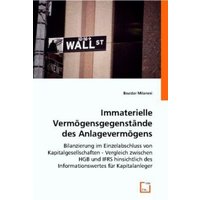 Milanesi, B: Immaterielle Vermögensgegenstände des Anlagever