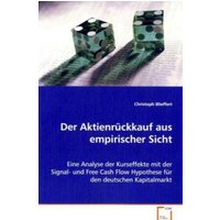 Blieffert Christoph: Der Aktienrückkauf aus empirischer Sich