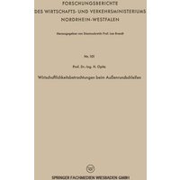 Wirtschaftlichkeitsbetrachtungen beim Außenrundschleifen