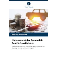 Management der Automobil-Geschäftsaktivitäten