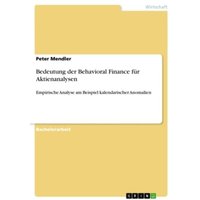 Bedeutung der Behavioral Finance für Aktienanalysen