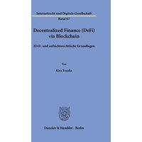Decentralized Finance (DeFi) via Blockchain