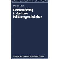 Aktienmarketing in deutschen Publikumsgesellschaften