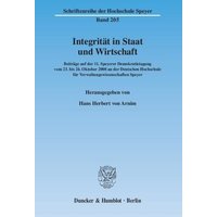 Integrität in Staat und Wirtschaft.
