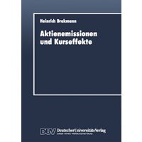 Aktienemissionen und Kurseffekte
