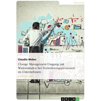 Change Management. Umgang mit Widerständen bei Veränderungsprozessen im Unternehmen