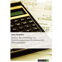 Analyse der Gestaltung von Verrechnungspreisen für immaterielle Wirtschaftsgüter