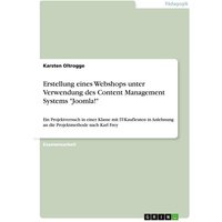 Erstellung eines Webshops unter Verwendung des Content Management Systems "Joomla!"