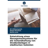 Entwicklung eines Managementsystems für die Instandhaltung von Straßenbelägen in städtischen Gebieten