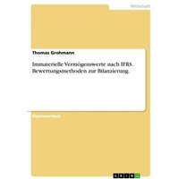 Immaterielle Vermögenswerte nach IFRS. Bewertungsmethoden zur Bilanzierung.