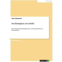 Nachhaltigkeit als Leitbild