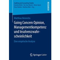 Going Concern Opinion, Managementkompetenz und Insolvenzwahrscheinlichkeit