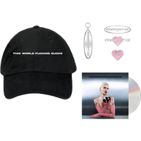 This World Fucking Sucks CD + Cap + Keyring & Sticker pack
