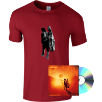Roamin' - (Red) T-Shirt and CD Bundle