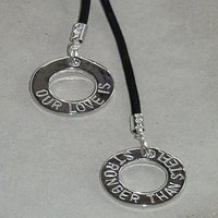 Our Love Is Stronger Than Steel Necklace