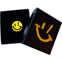 GP Smiley Enamel Badge