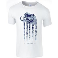 Lowtemp White Flowers T-Shirt