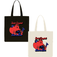 Bow To Love Tote Bag (Choice of Colour)