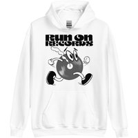 White Graphic Hoody