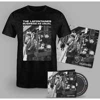 'Business As Usual' CD, T-Shirt + Signed Print